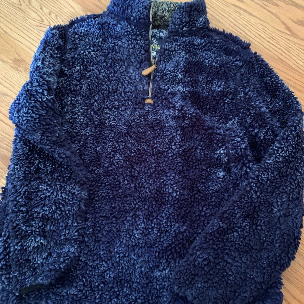 True Grit Women's Simply Southern Blue Sherpa